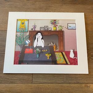 Cora Yee “The Teapot” laser print 11x14